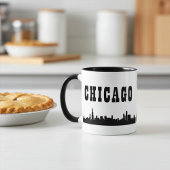 Mug Design Bold Avec Iconic Chicago City Skyline
