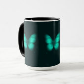 Mug DESIGN BORBOLETAS VERDES Caneca Combo (Devant gauche)