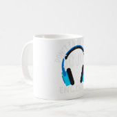 Mug Design casque ne Panique Im L'ingénieur du son (Devant gauche)