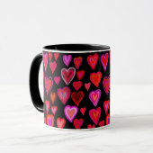 Mug Design chaleureux rouge (Devant gauche)