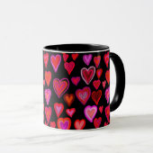 Mug Design chaleureux rouge (Devant droit)