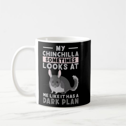 Mug Design Chinchilla Pour Un Amoureux Des Rongeurs (Gauche)