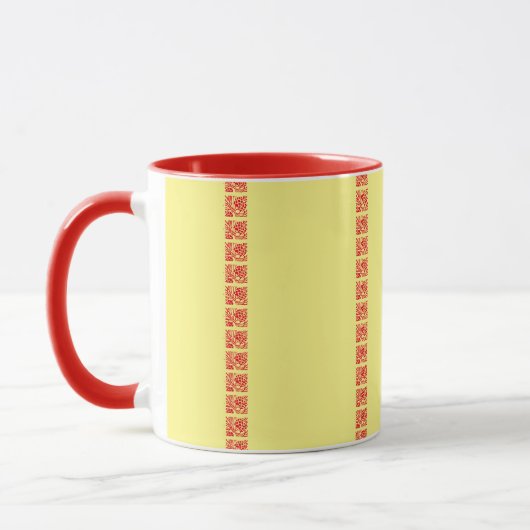 Mug Design classique art aléatoire (Gauche)