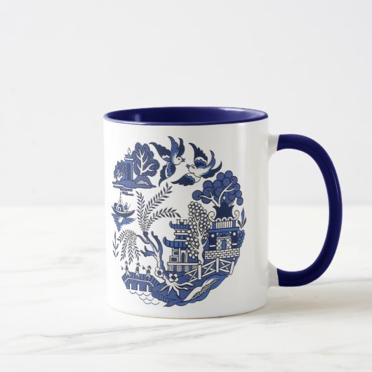 Mug Design classique de la Chine de saule bleu (Droite)