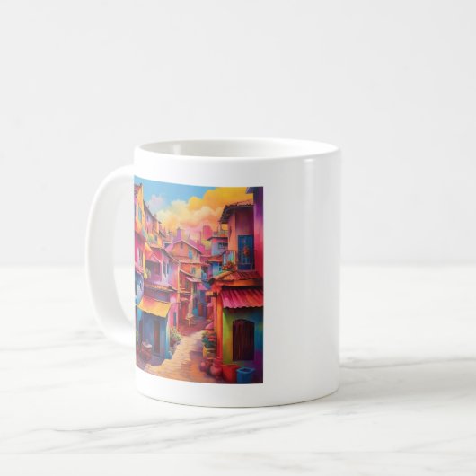 Mug Design coloré (Devant gauche)