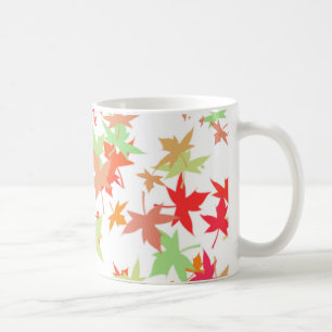 Mug Design coloré des feuilles d'automne
