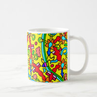 Mug design coloré par Tamara Diaz Art