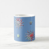 Mug Design coloré soleil et étoiles (Centre)