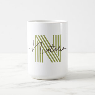 Mug Design cool de lettre design cadeau personnalisé m