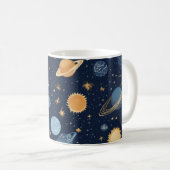 Mug Design cosmique avec éléments célestes (Devant droit)