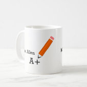 Mug Design Crayon Professeur (Devant gauche)