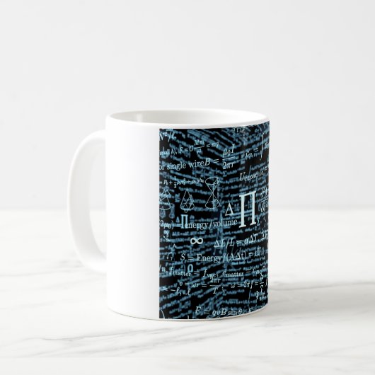 Mug Design d'algèbre (Devant gauche)
