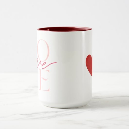 Mug Design d'amour de la coupe (Centre)
