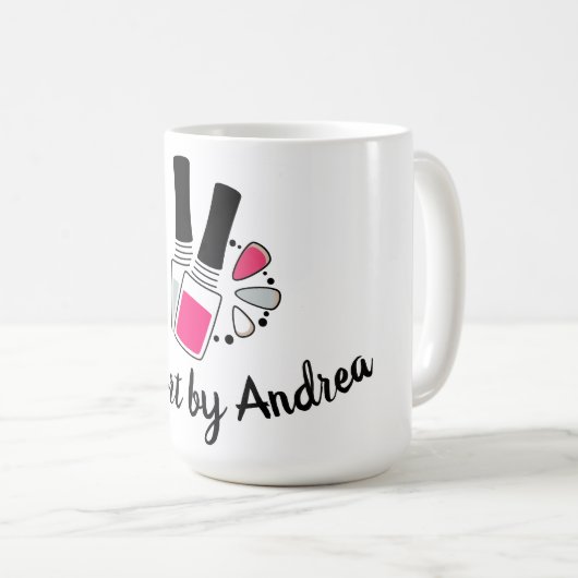 Mug Design d'art à ongles (Devant droit)