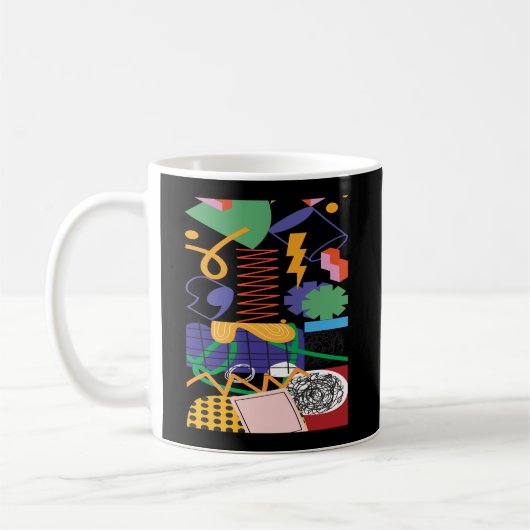 Mug Design d'art maximaliste inspiré (Gauche)