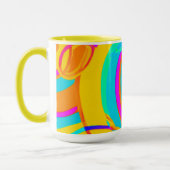 Mug Design d'art Motif en néon électrique (Gauche)