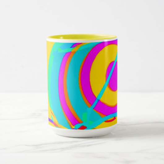 Mug Design d'art Motif en néon électrique (Centre)