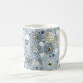 Mug Design d'automne floral (Devant droit)