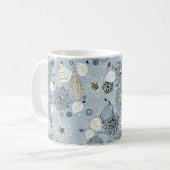Mug Design d'automne floral (Devant gauche)