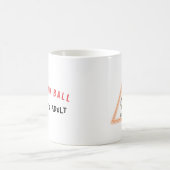 Mug Design de basket-ball drôle et mignon (Centre)