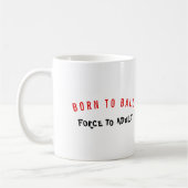 Mug Design de basket-ball drôle et mignon (Gauche)