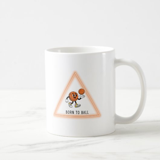 Mug Design de basket-ball drôle et mignon (Droite)