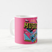 Mug Design de boite de musique de style rétro (Devant gauche)