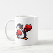 Mug Design de boîte de pingouin de dessin cool (Gauche)