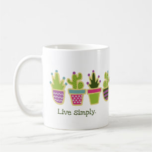 Mug Design de cactus mignons