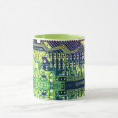 Mug Design de carte de circuit imprimé moderne Ajouter (Centre)