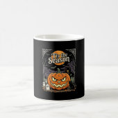 Mug Design de chat de citrouille de la saison d'Hallow (Centre)