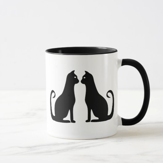 Mug Design de chat noir (Droite)