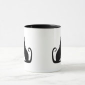 Mug Design de chat noir (Centre)