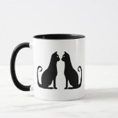 Mug Design de chat noir (Gauche)