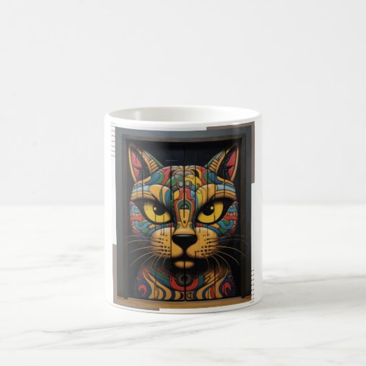 Mug Design de chats d'art (Centre)