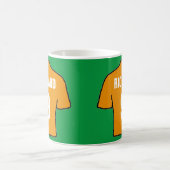 Mug Design de chemise de football en or ancien. (Centre)