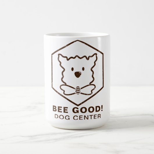Mug Design de chien et d'abeille (Centre)