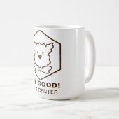 Mug Design de chien et d'abeille (Devant droit)