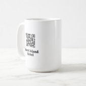 Mug Design de code QR de l'hôtel (Devant gauche)