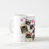 Mug Design de collage de chat mignon et drôle (Devant gauche)