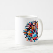 Mug Design de fusion technique pour l'esthétique moder (Devant droit)