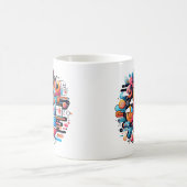 Mug Design de fusion technique pour l'esthétique moder (Centre)