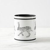 Mug Design de Jacklapin Sud-Ouest noir et blanc (Centre)