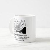 Mug Design de jardin paysager ou concepteur de jardin (Devant gauche)