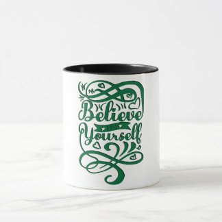 Mug Design de la typographie motivationnelle