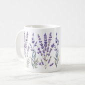 Mug Design de lavande français (Devant gauche)