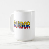Mug Design de l'Équateur (Devant gauche)