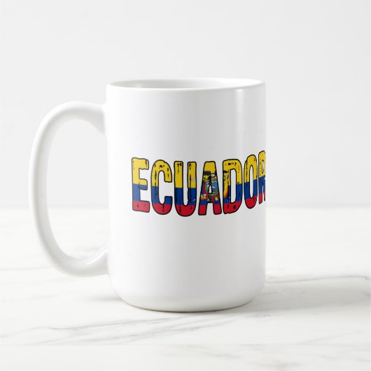 Mug Design de l'Équateur (Gauche)