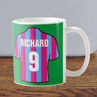 Design de maillot de football en clarette et bleu.