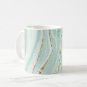 Mug design de marbre liquide peint à la main élégant a (Devant gauche)